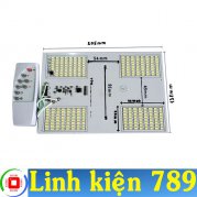 Bộ mạch đèn LED năng lượng mặt trời LED bàn chải 4 khoang 200W gồm mạch và remote Bộ mạch đèn LED năng lượng mặt trời LED bàn chải 4 khoang 200W gồm mạch và remote
